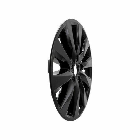 COAST2COAST 17", 10 Spoke, Painted, Gloss Black, ABS Plastic, Set Of 4, Not Compatible With Steel Wheels IMP448BLK
